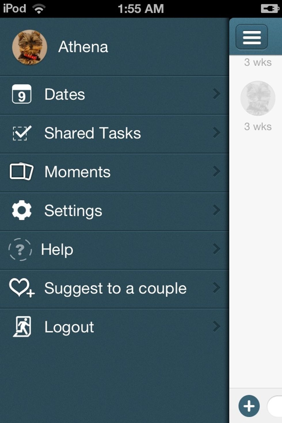 Pair is an app that allows the two of you to share special e-moments. You can draw together, send your location, share pics, text, e-thumbkiss, share events and reminders.
