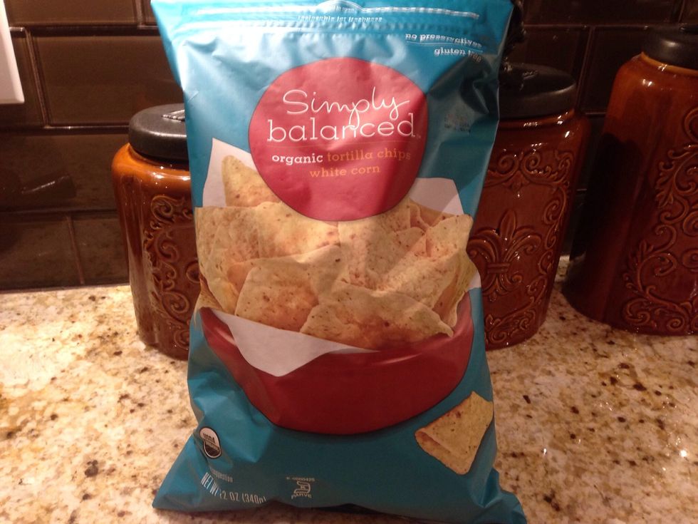 Pair this dip with a healthier tortilla chip such as these.