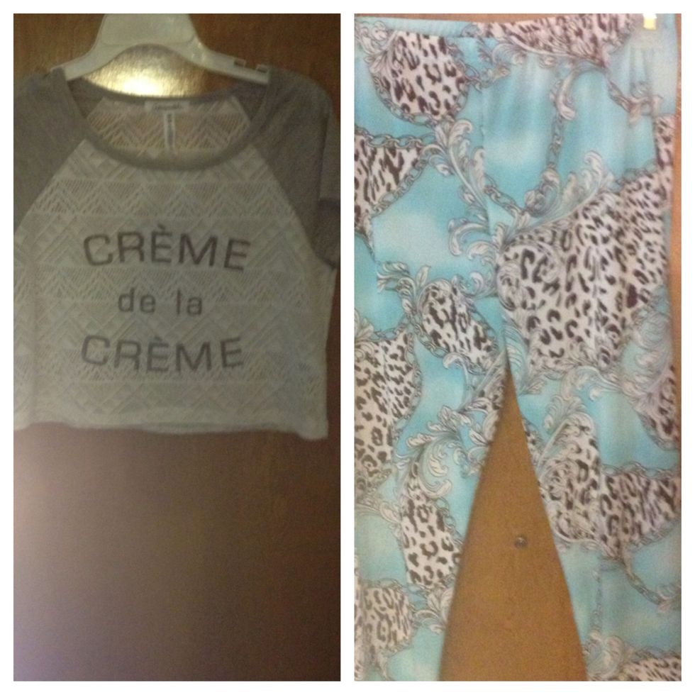 Pairing a plain white & black screen tee with printed pants makes for a bold yet simple casual look