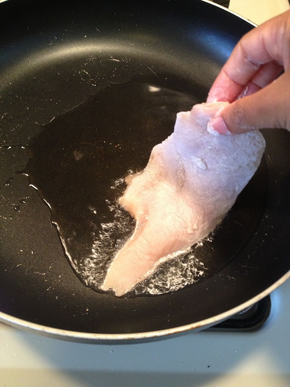 Pan fry them until browned on both sides.