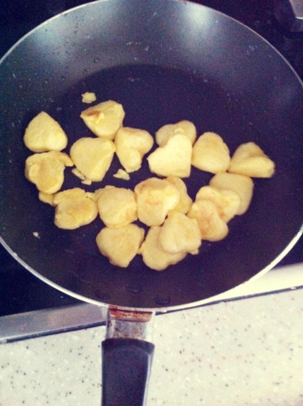 Pan fry with salted butter till golden.