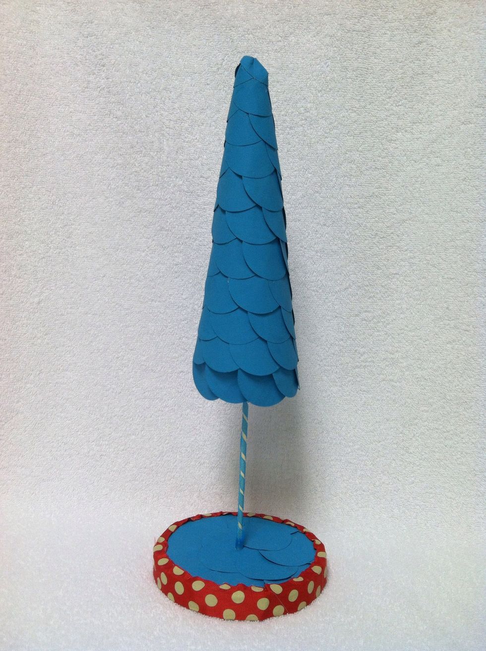 Paper Circle Styrofoam Tree