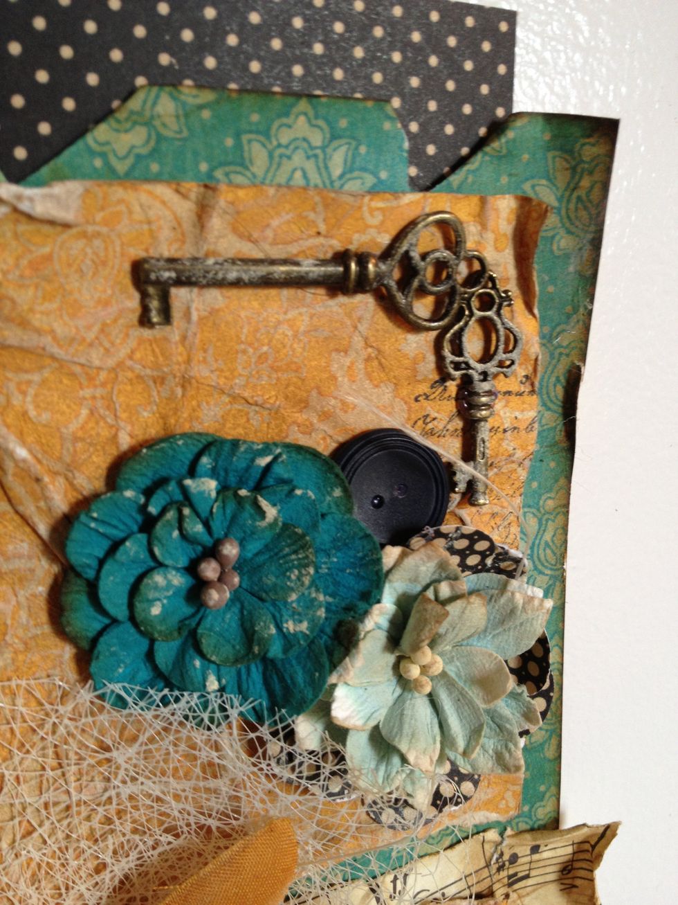 paper, flowers, metal..oh my!!