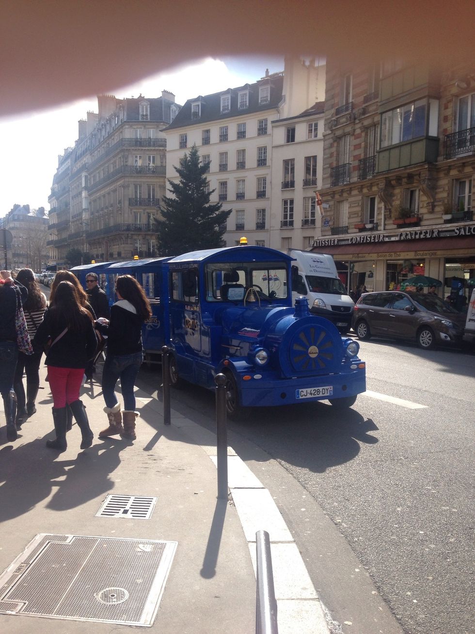 Paris is beautiful and you have to discover it by foot mostly or bike but this kind of tourist trap shame- train is to avoid at any cost. The only good reason would be that you are very old...