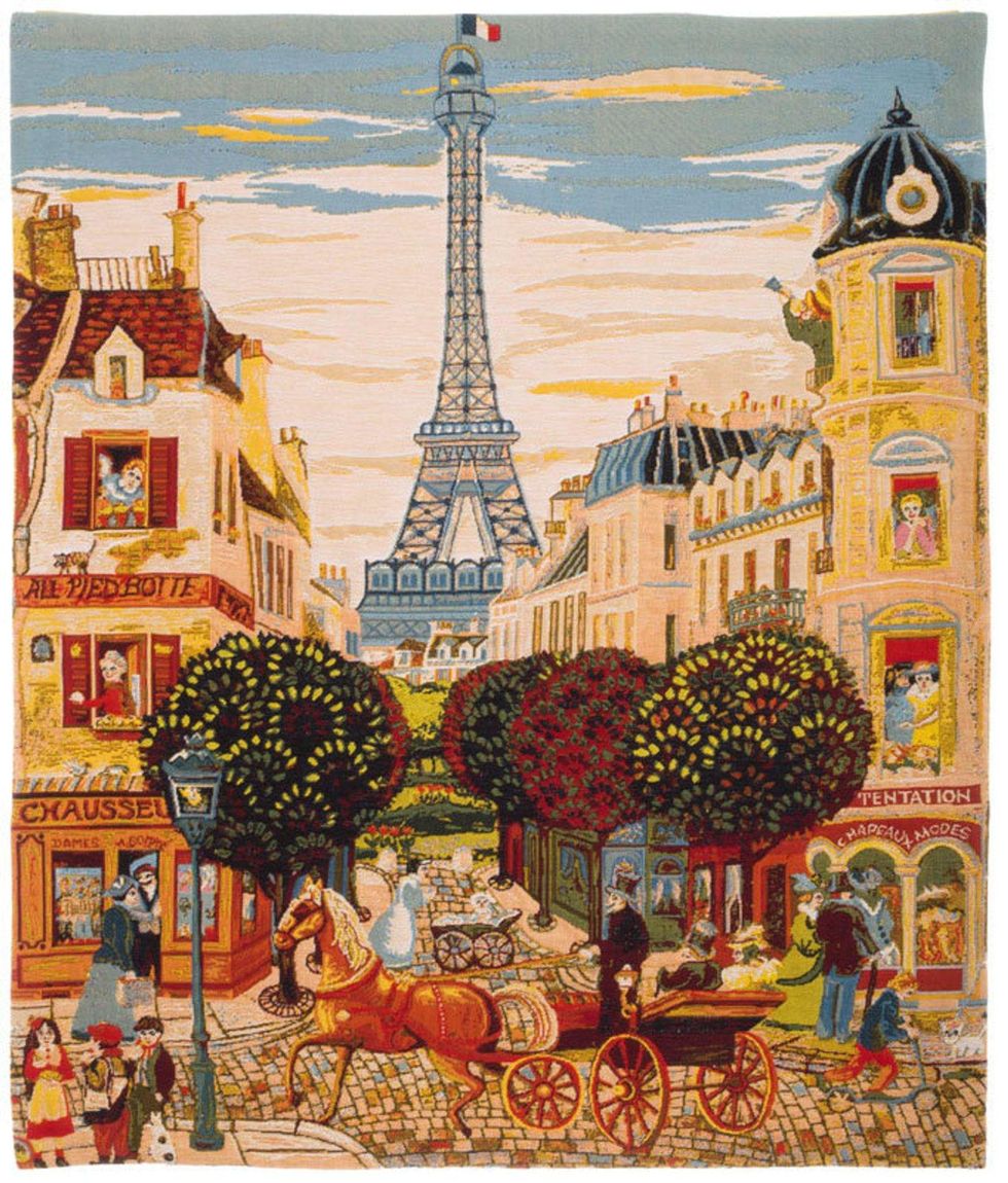Paris Scenery Tapestry