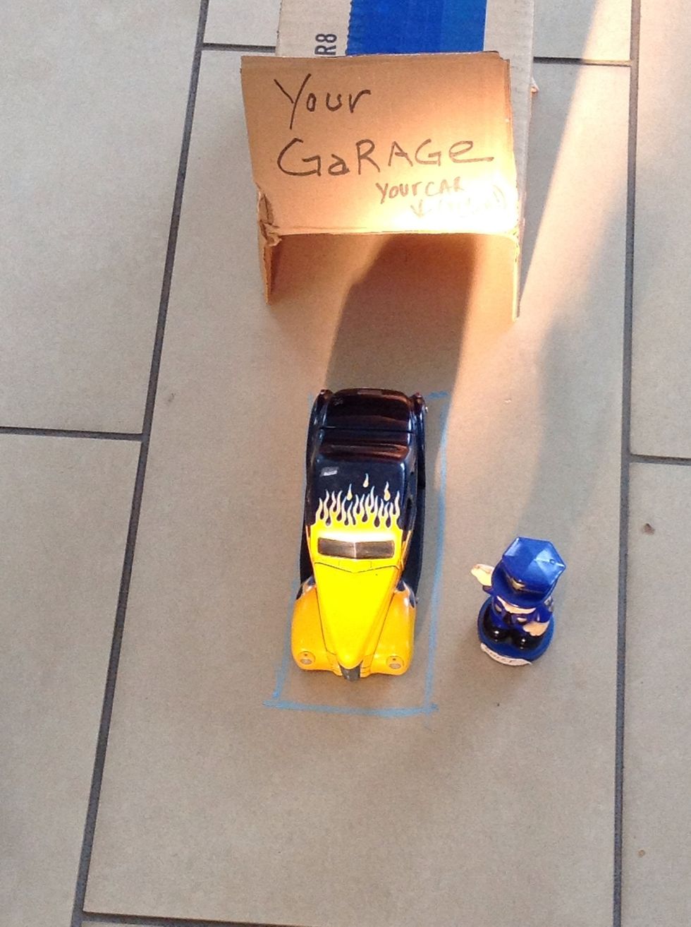 Park your car in the designated area overnight.