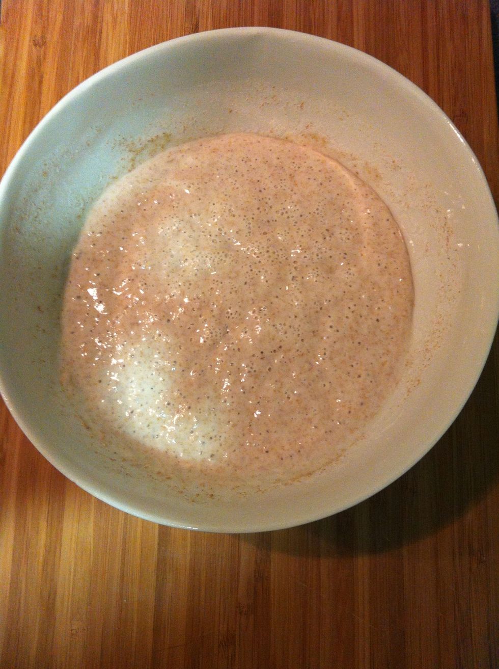 - Part 1 - The night before you want to bake, transform your starter into your leavener...
