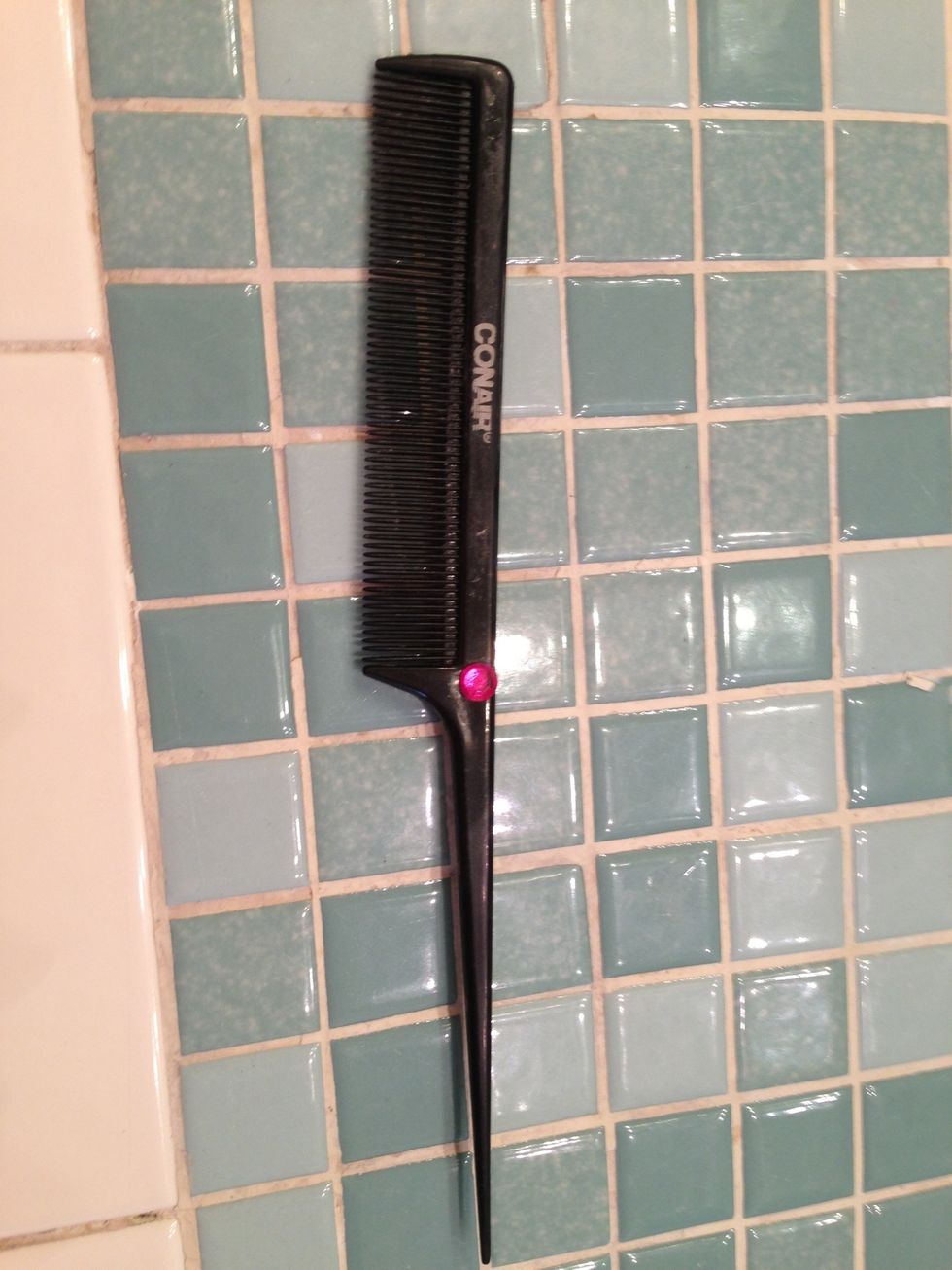 Part hair to either right or left