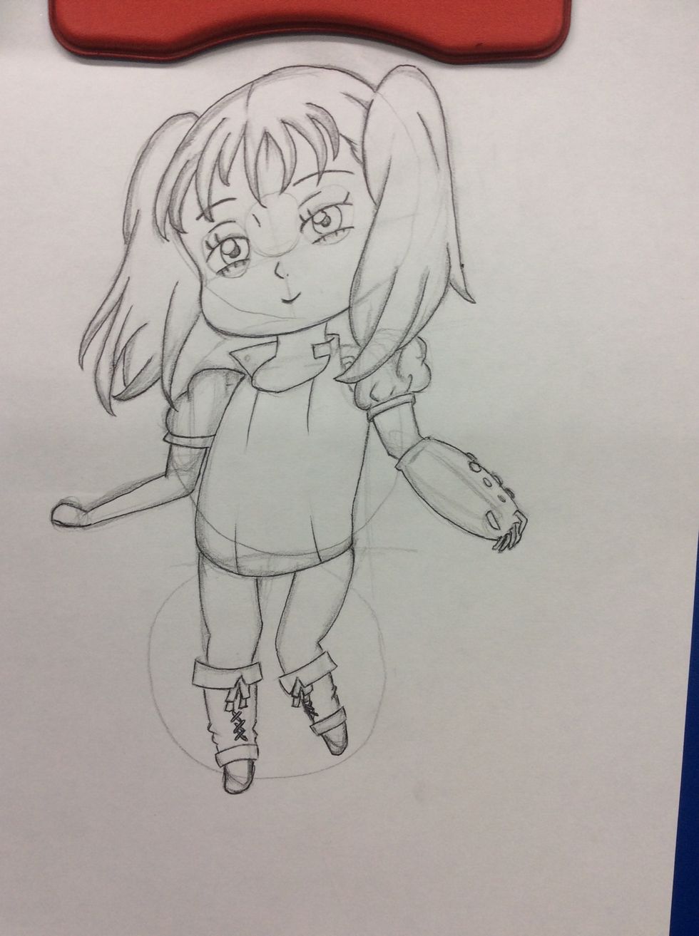 Passe a caneta por cima nas partes importantes.