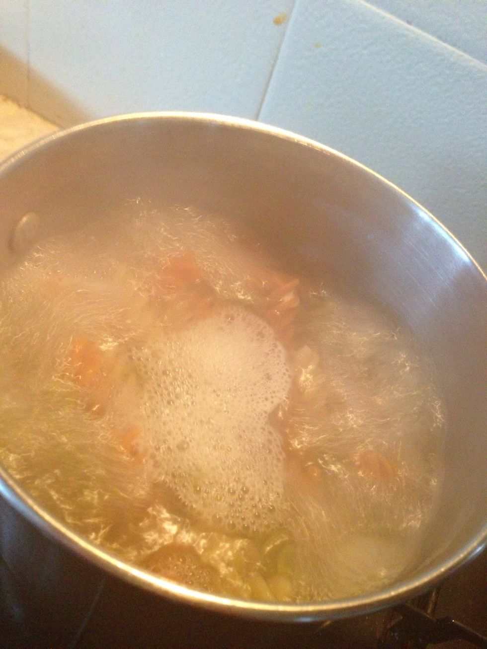 Pasta boiling away! :)