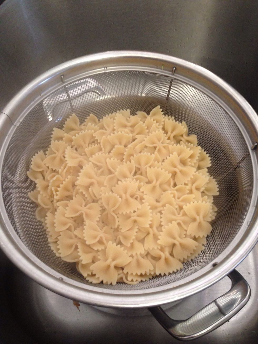 Pasta done to perfection in just 10 minutes! Drain...