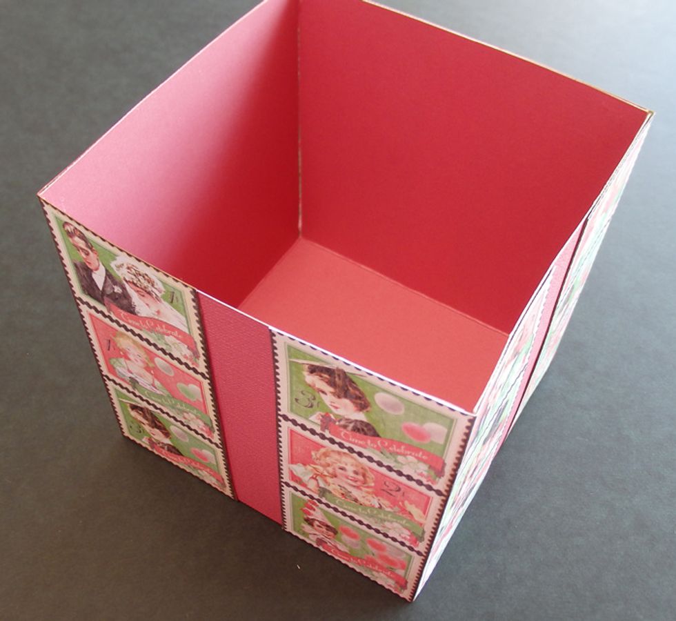 Paste each corners like this