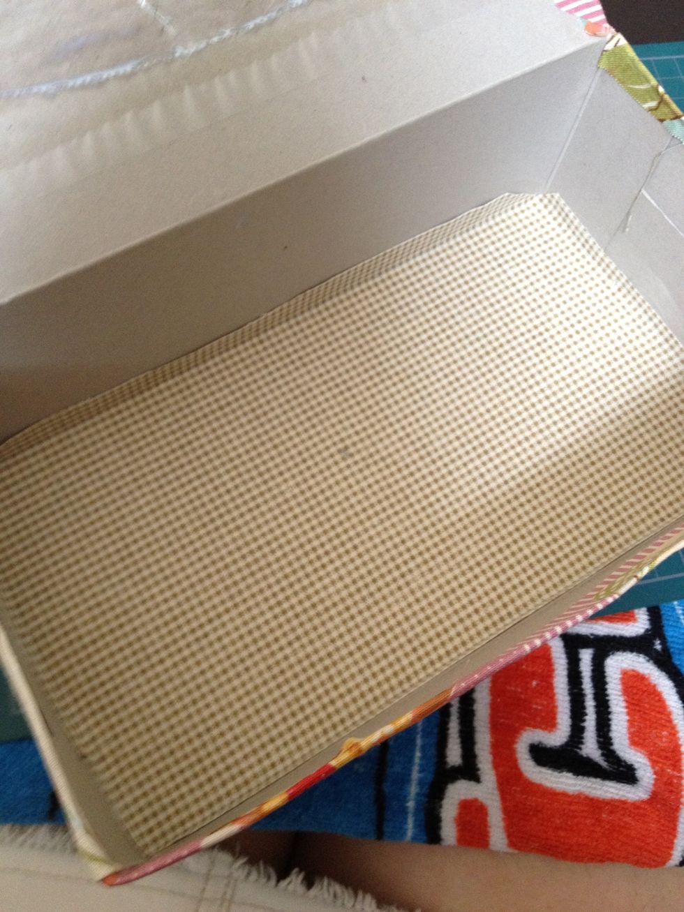 Paste it to the bottom of the box