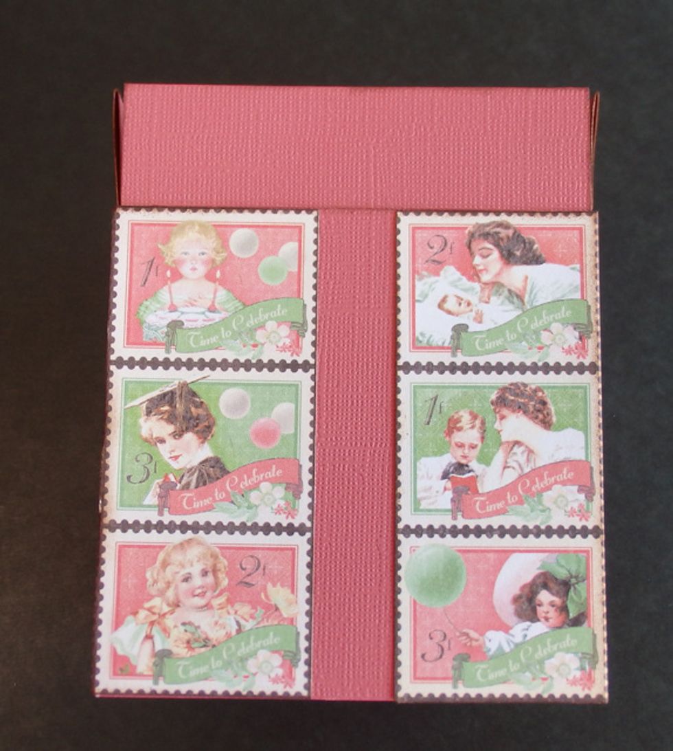 Paste on each inside of box 1' hight. If you want to make short Lid,make 1/2'hight