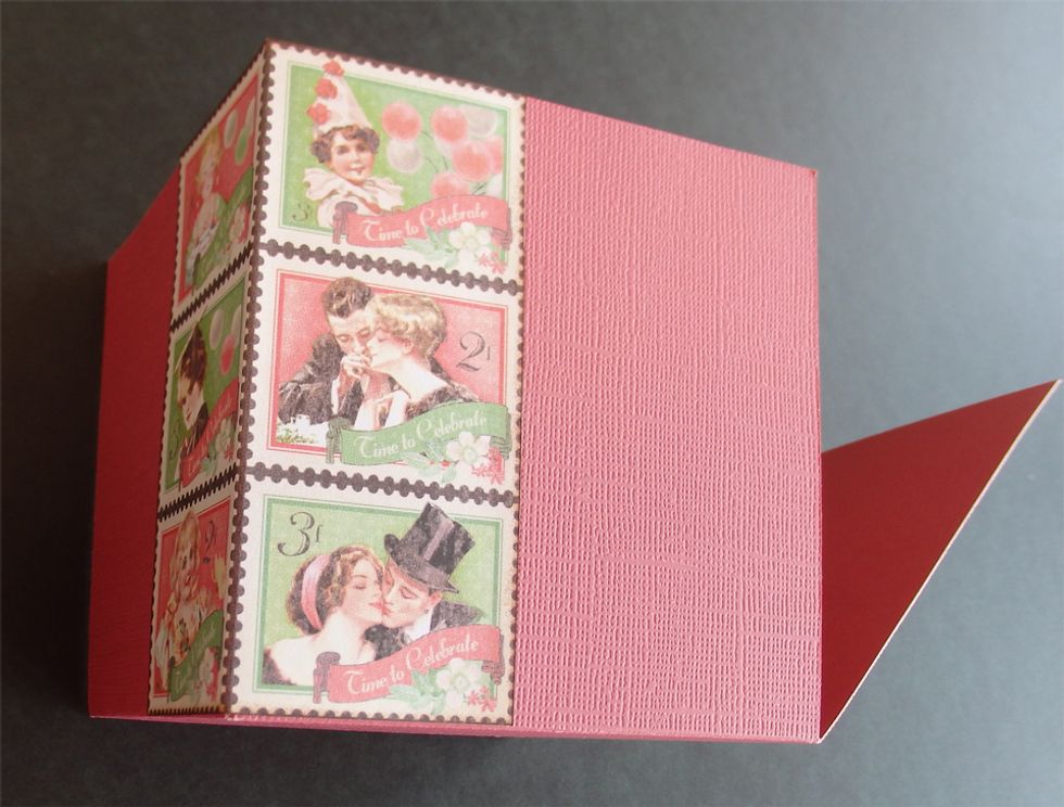 Paste the conner of the box