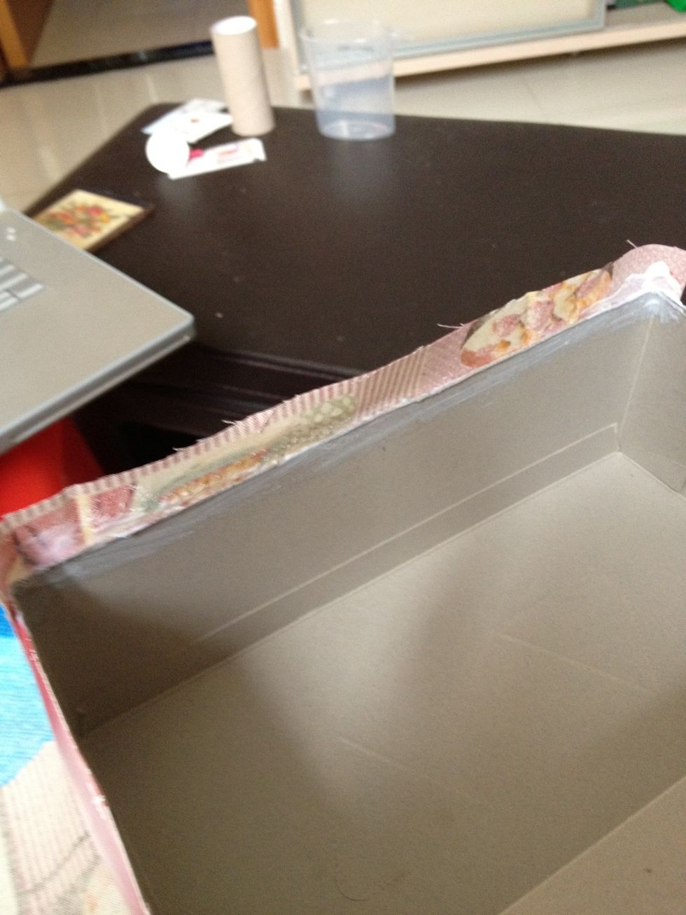 Paste the longer side first
