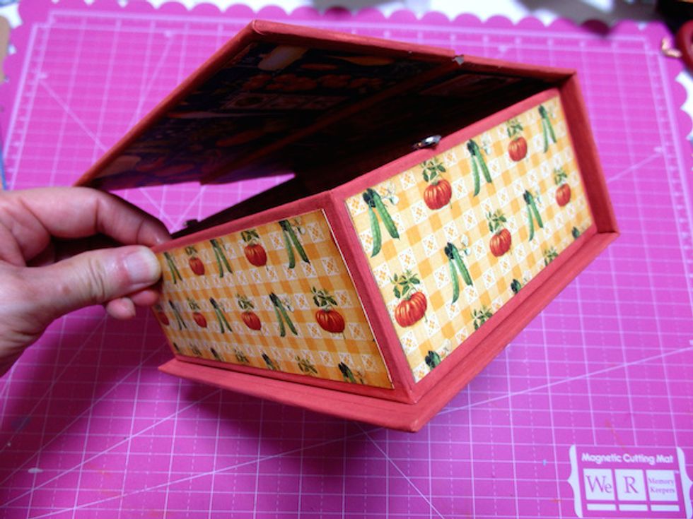 Paste the paper like this