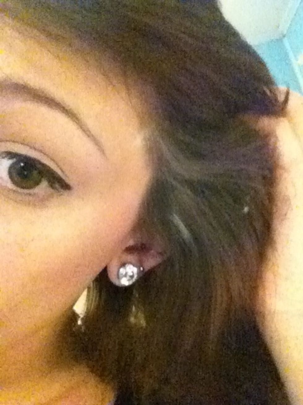 Pat on your roots where it gets the most oily. Mine is right above my ears & under my bangs. P.S I've done a lot of research and i'm in hair school. This is the best method i've come across. (: