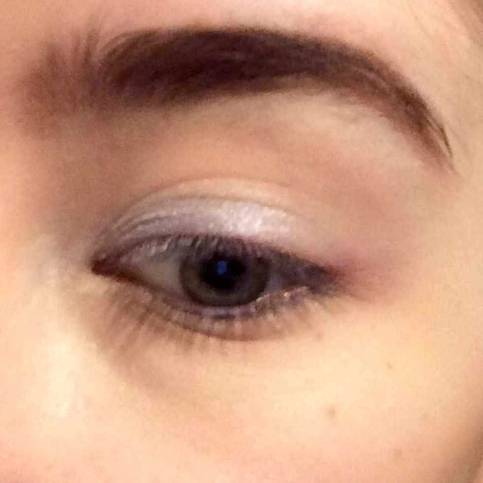 Pat this onto the inner two thirds of the eye lid...