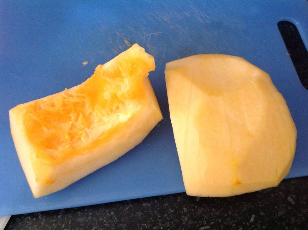 Peal your pumpkin (with a knife) better