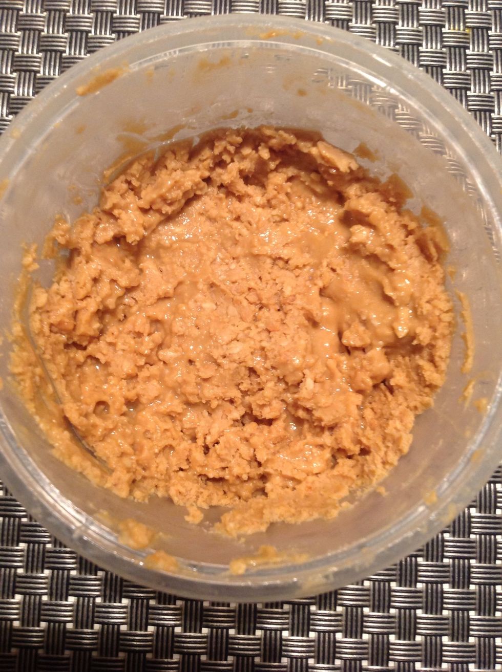 Peanut butter! Supermarkets have never oily ones but organic are most of the time oily at the top. The picture is of organic and it tastes a lot better to me. The price? $3.20 for 114g.