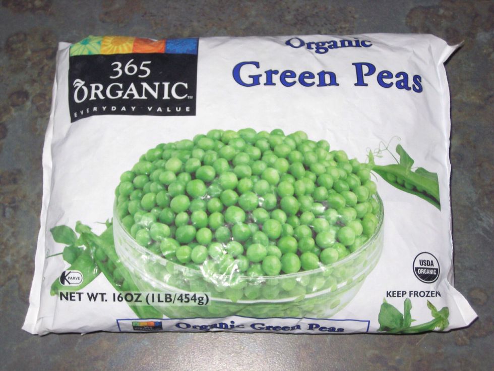 Peas! Add just enough to taste. (NOTE: I usually HATE peas but in this recipe, love them!)