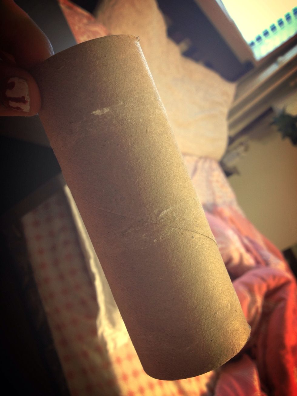 Peel all of the access toilet paper