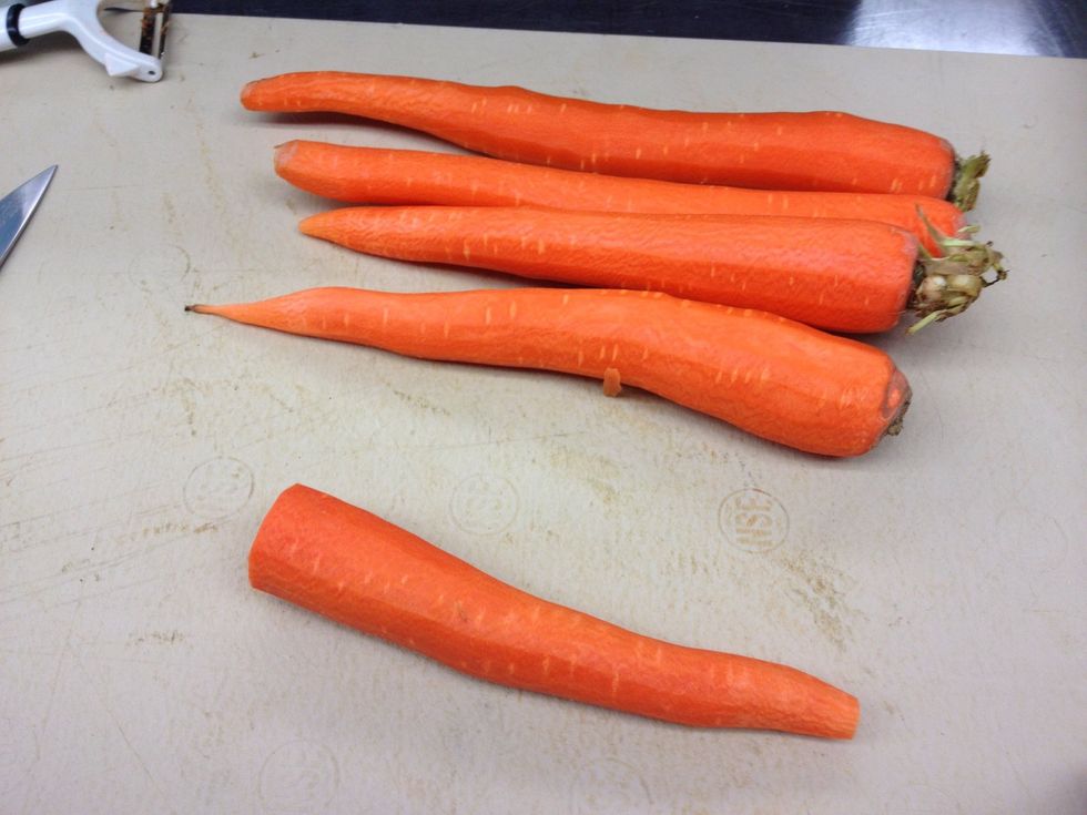 Peel and remove ends