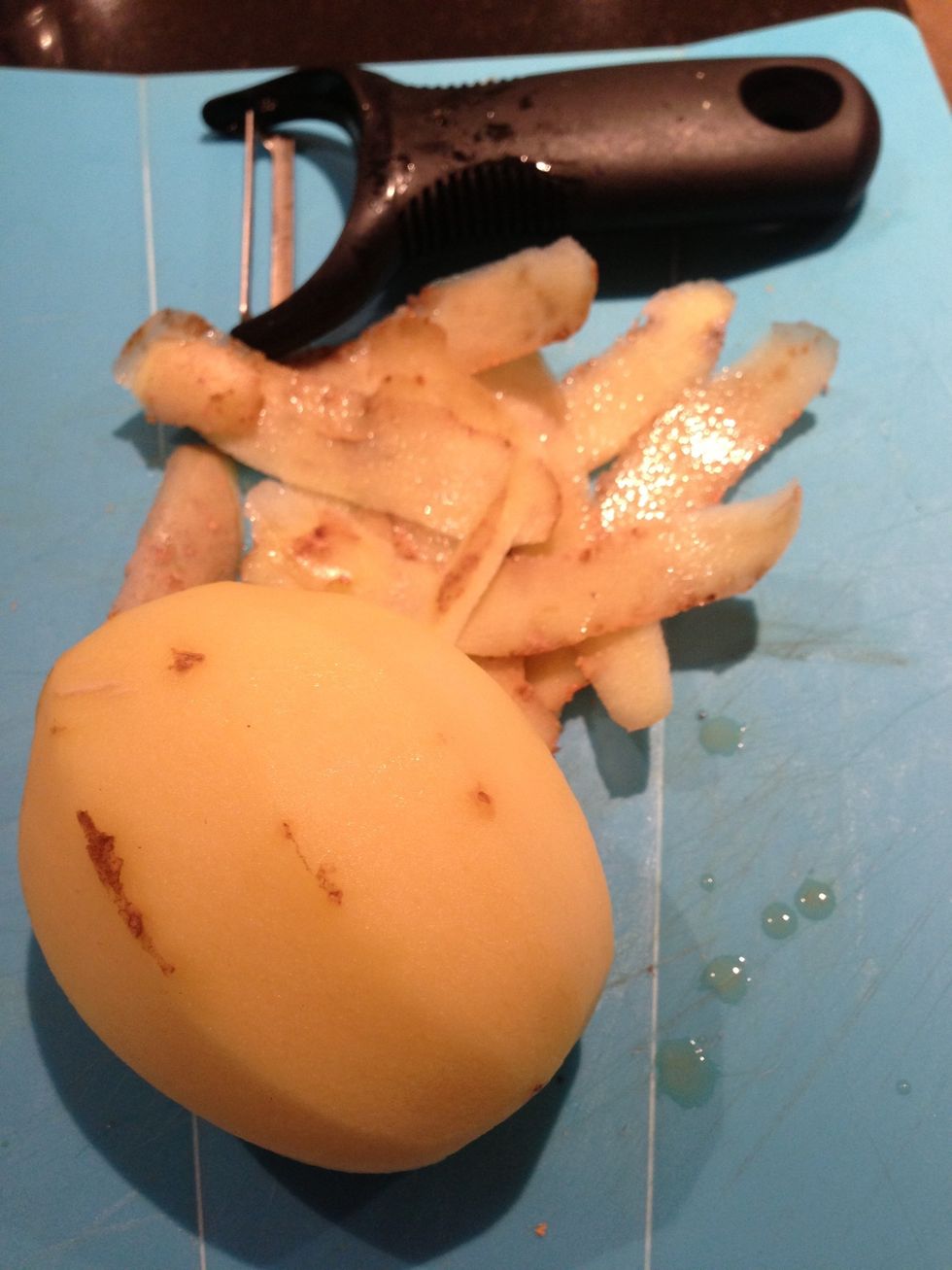 Peel and wash tatties