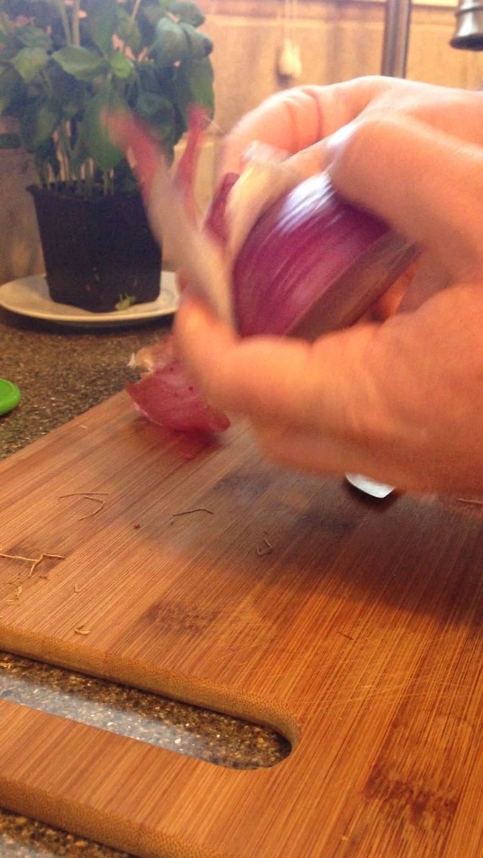 Peel back the first couple of layers..