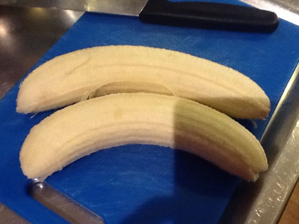 Peel bananas