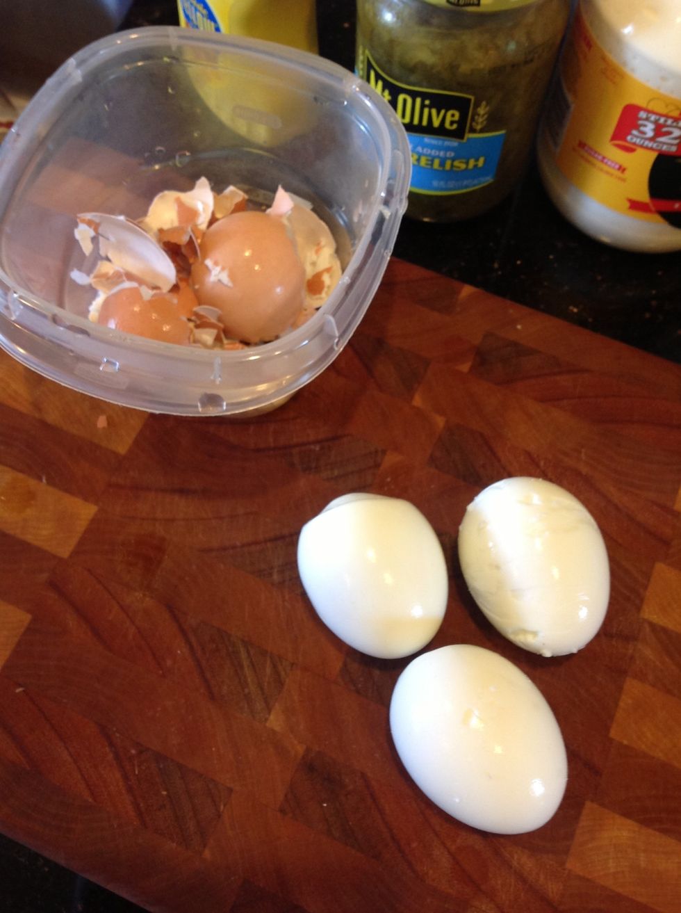 Peel eggs