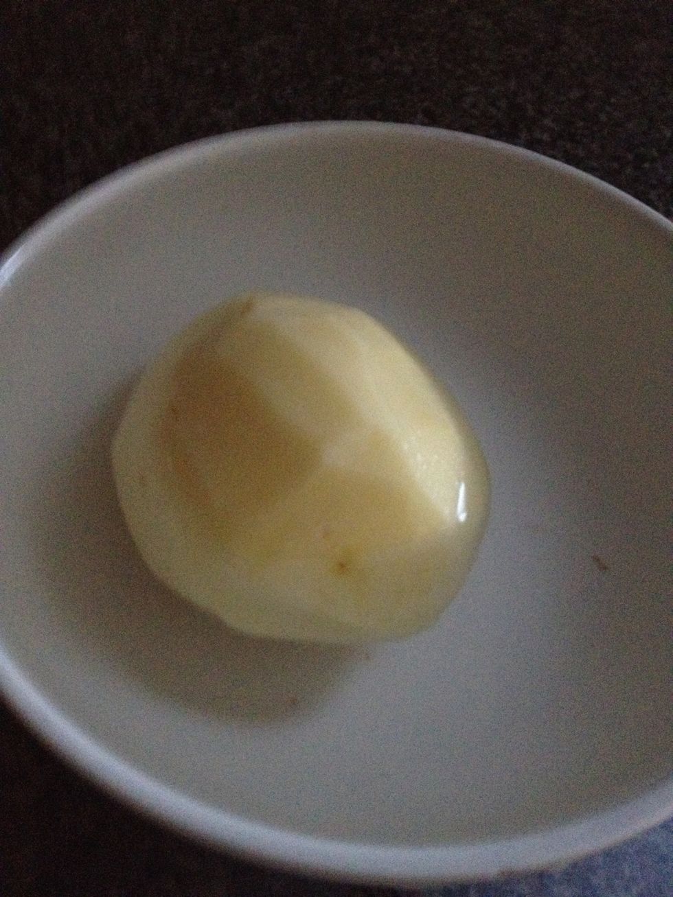 Peel it.