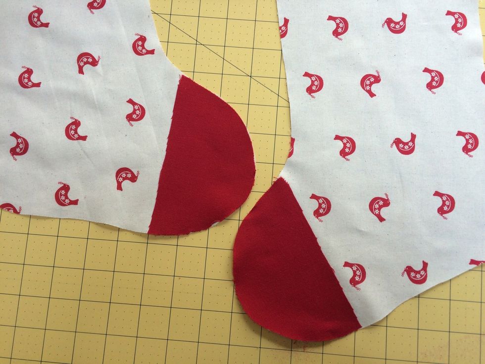 Peel off backing paper from toes and Iron in place on foot