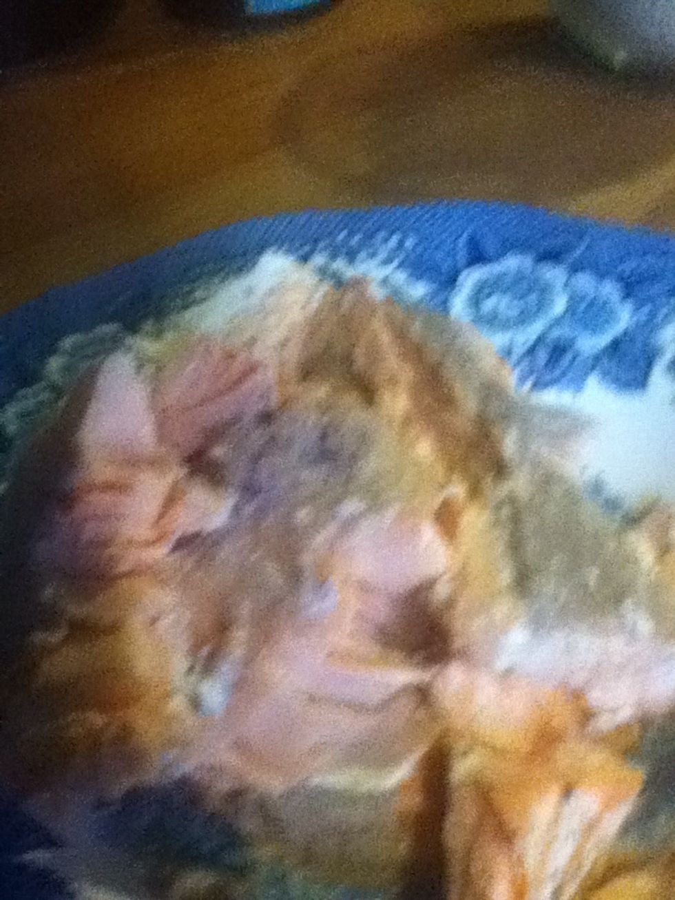Peel off skin- sorry for poor quality pic..