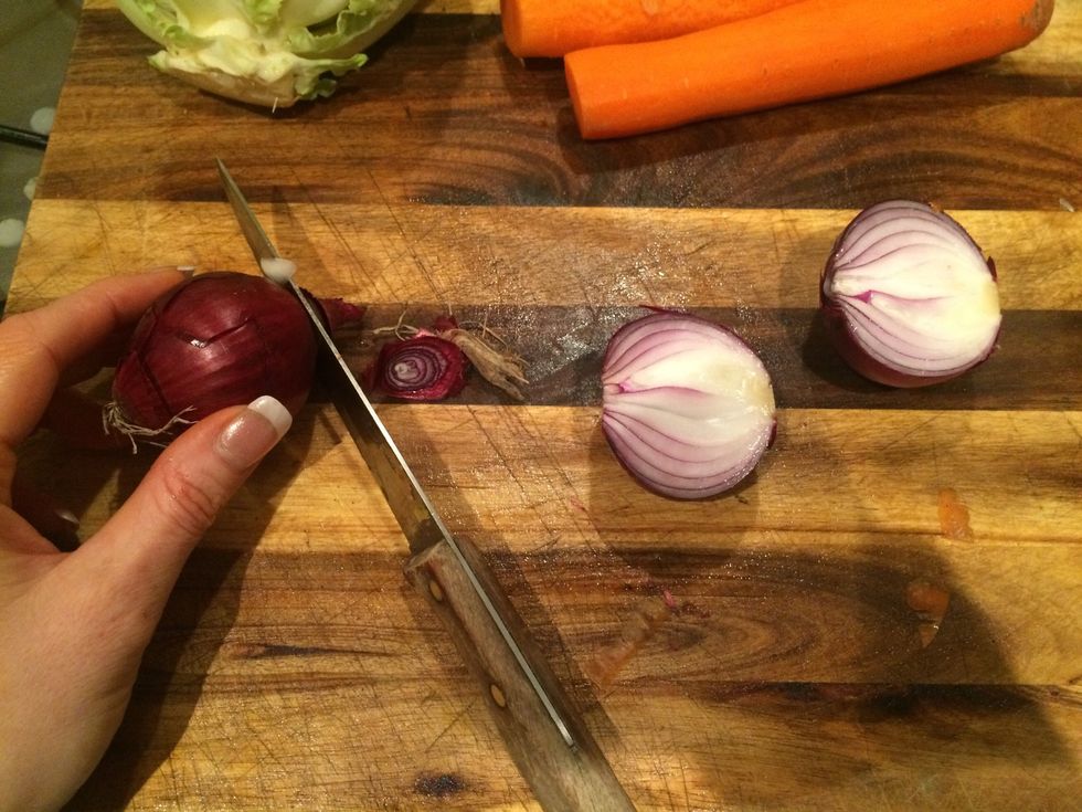 Peel onion