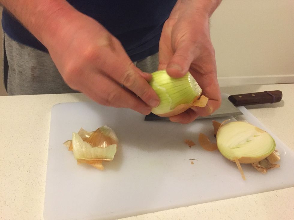 Peel onion