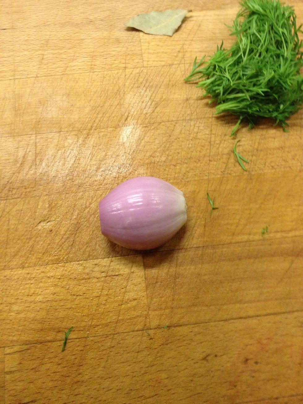 Peel shallot