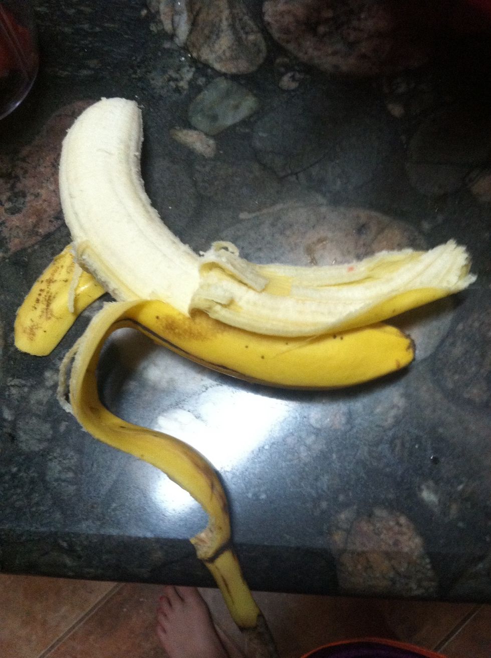 Peel the banana! \ud83c\udf4c