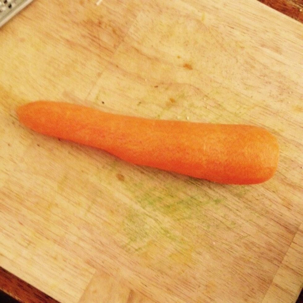 Peel the carrot