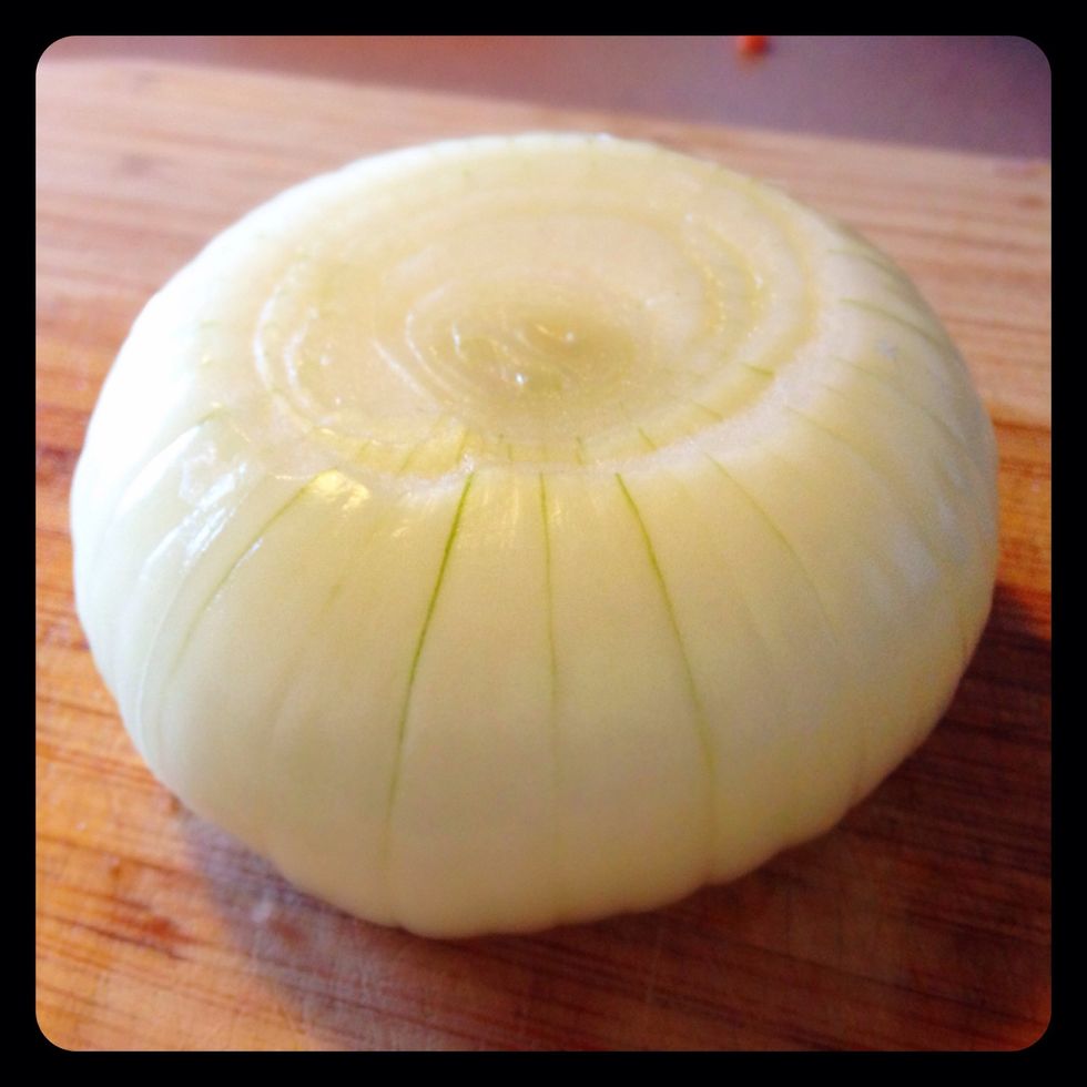 Peel the onion