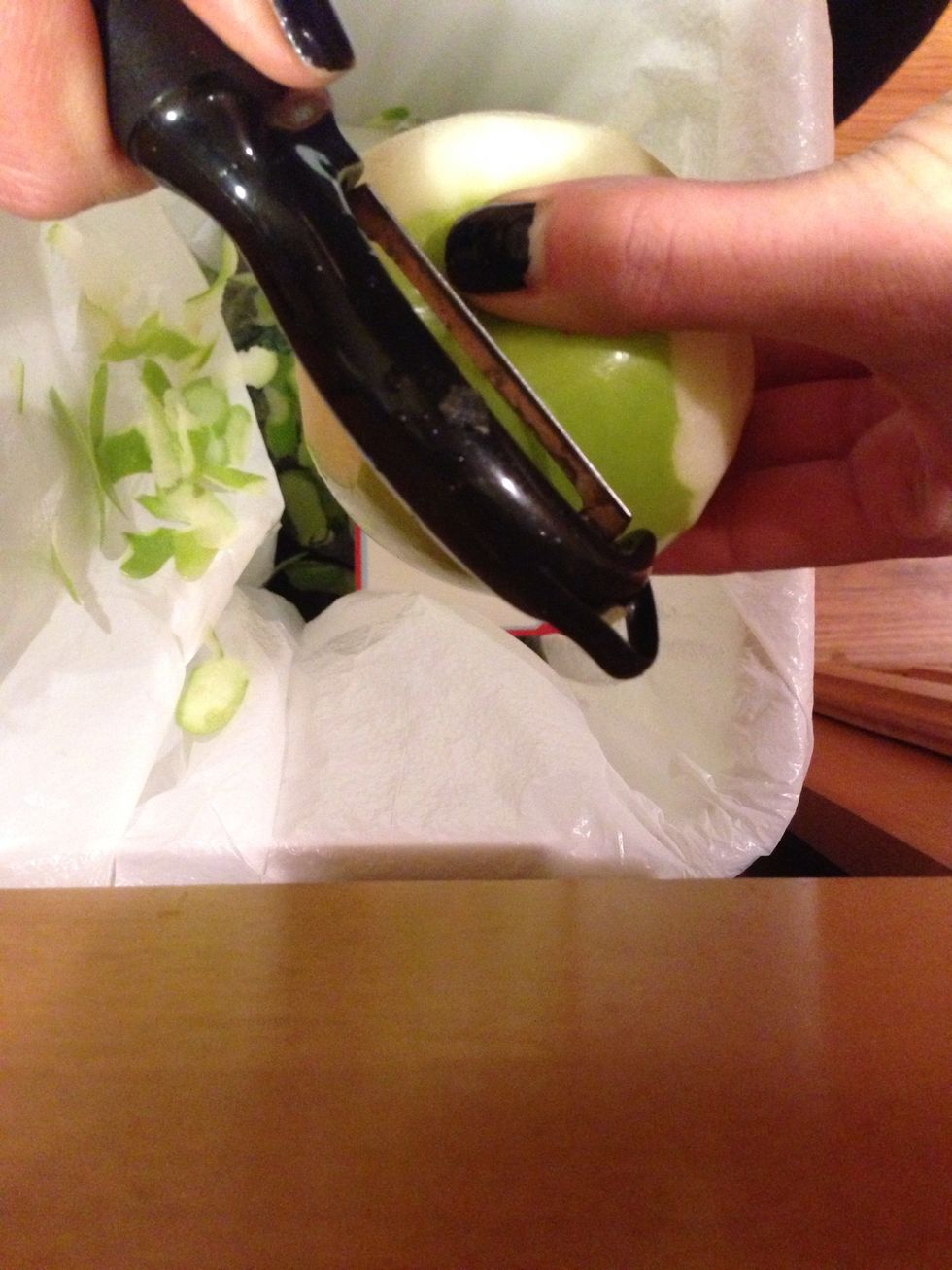 Peel those apples!