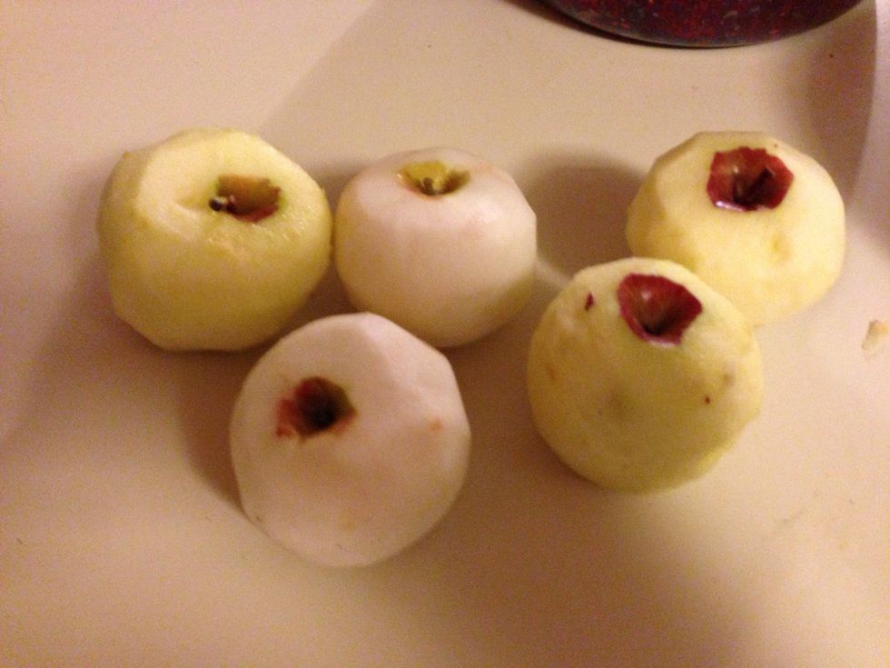 Peel your apples