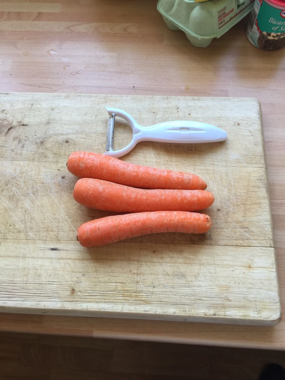 Peel your carrots