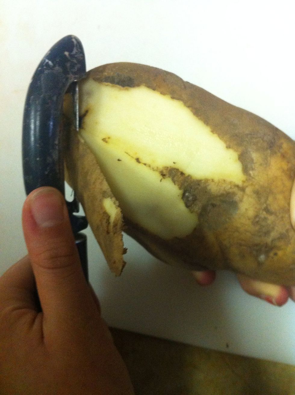 Peel your potato......