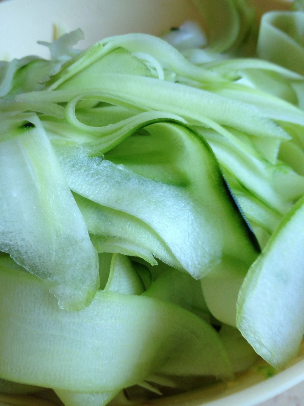 Peeled cucumber