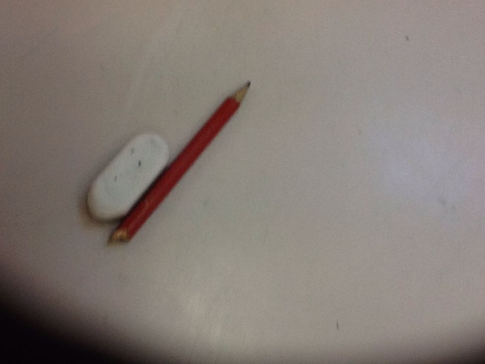 Pencil and eareser