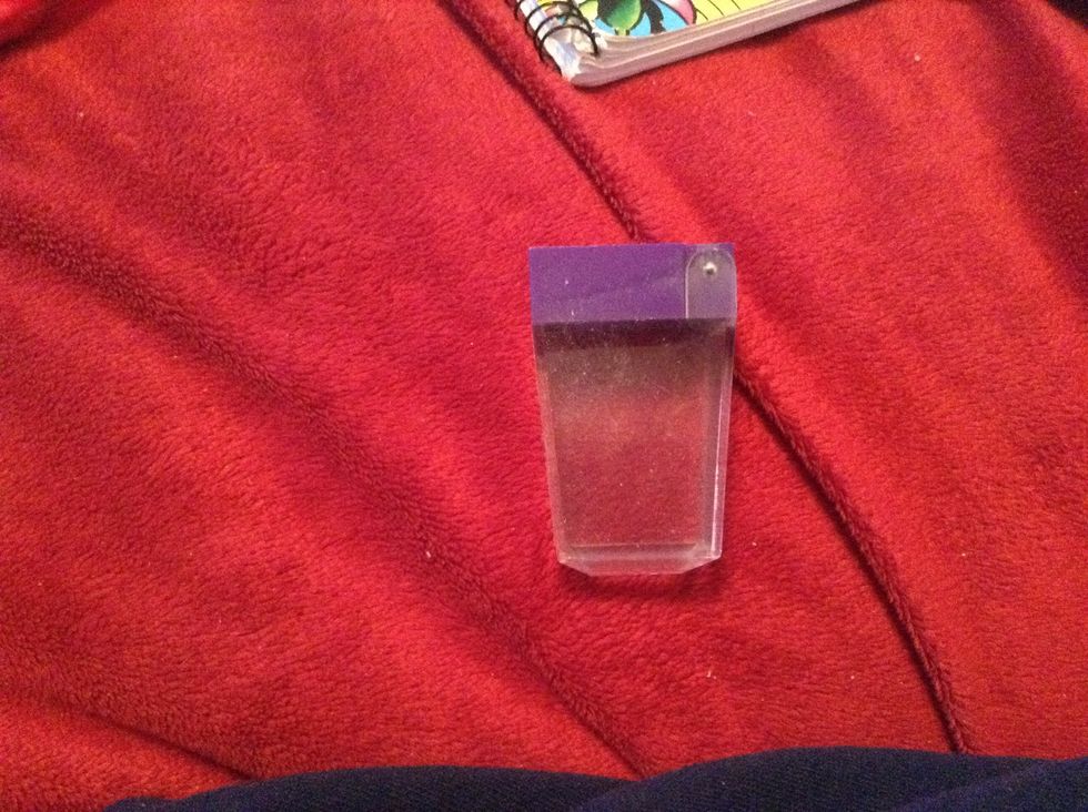 Pencil sharpener. Goes in desk.