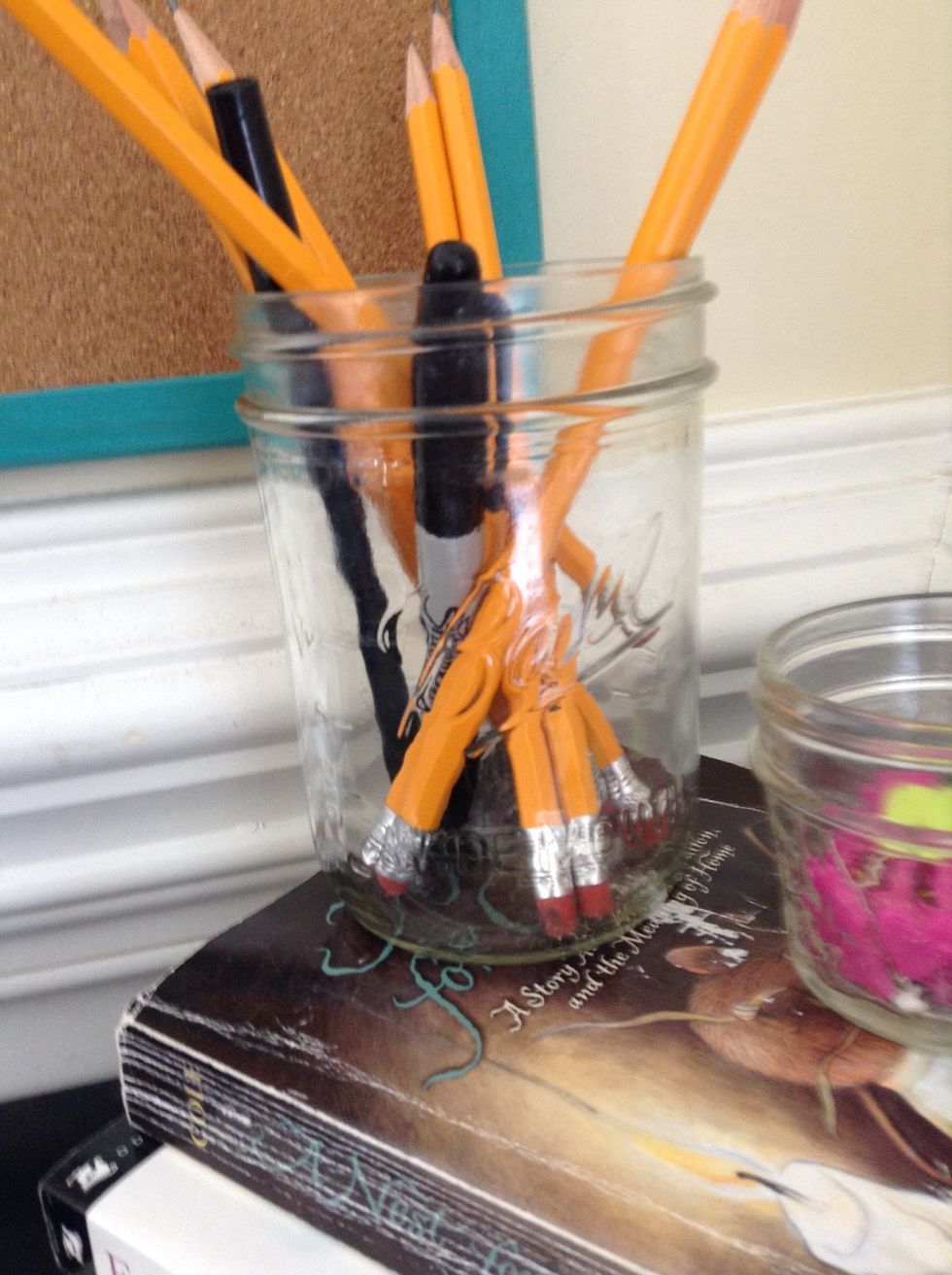 Pencils in a jar
