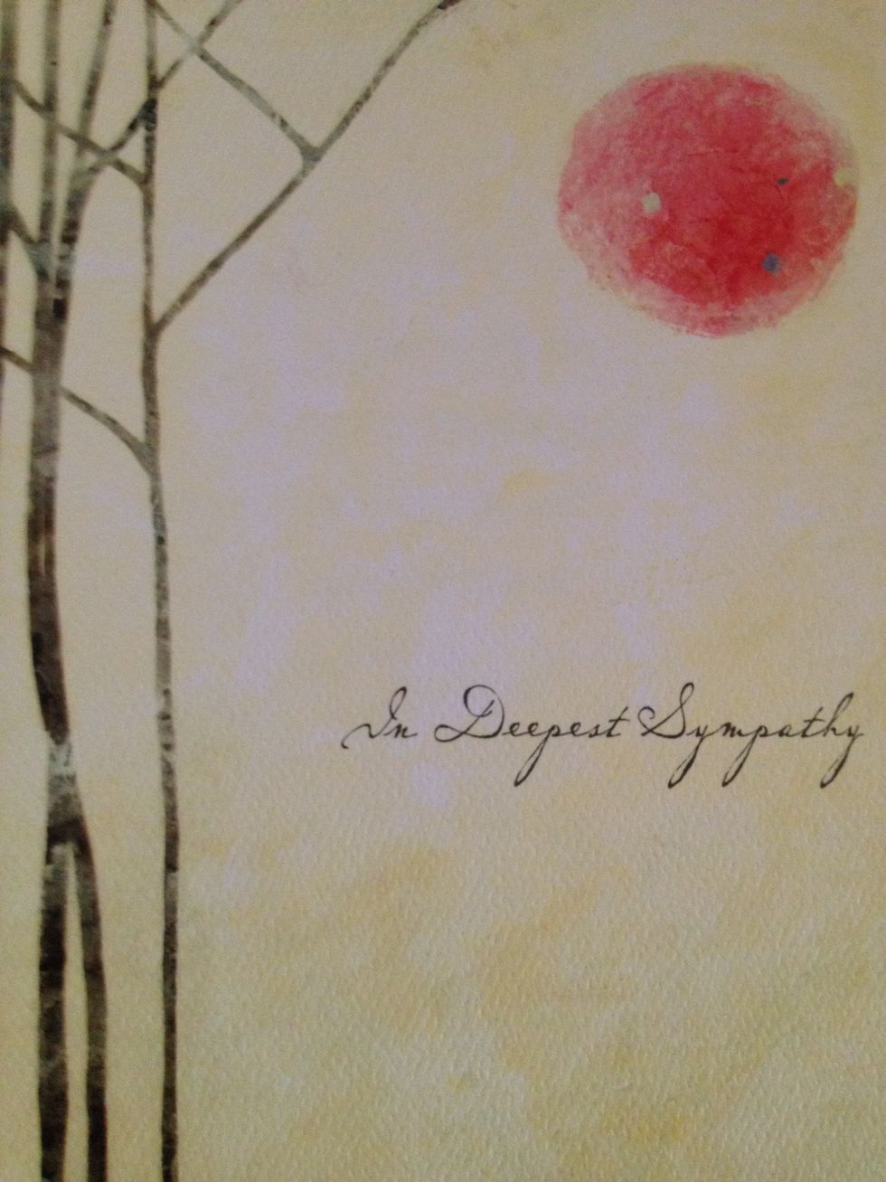 People want to give something to mark the passing of your loved one. Oftentimes they send flowers. But we decided, in lieu of flowers, to ask people to donate to two causes dear to mom's heart...
